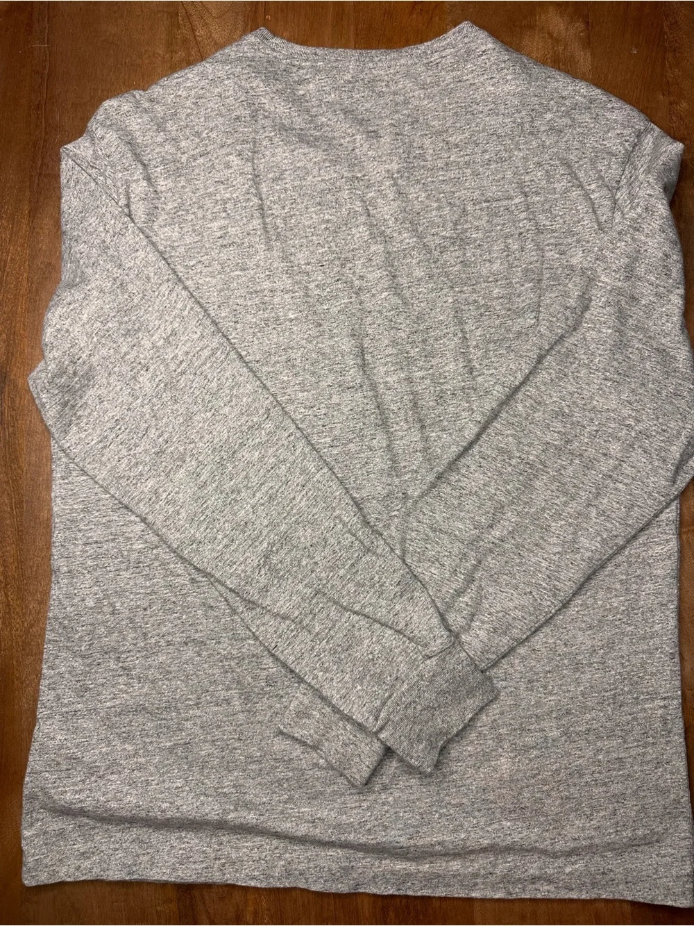 Polo by Ralph Lauren Heather Gray Long Sleeve Crew Shirt